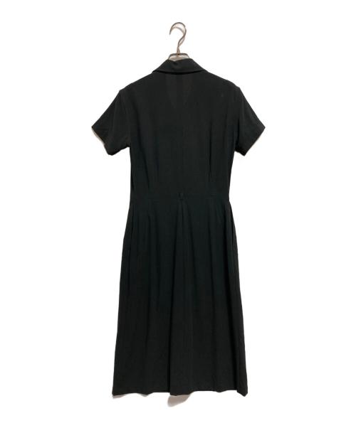 JIL SANDER（ジルサンダー）JIL SANDER (ジルサンダー) S/Sシャツワンピース ブラック サイズ:34の古着・服飾アイテム
