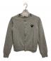 PLAY COMME des GARCONS（プレイコムデギャルソン）の古着「ハートワッペンカーディガン」｜グレー