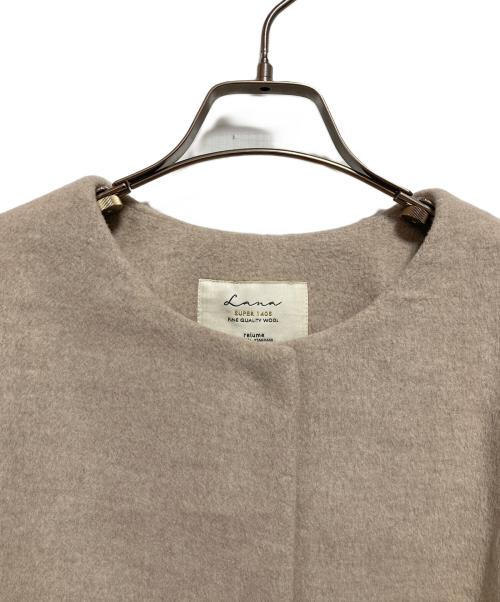 JOURNAL STANDARD relume（ジャーナルスタンダード レリューム）JOURNAL STANDARD relume (ジャーナルスタンダード レリューム) LANA WOOL 140 チェスターコート ベージュ サイズ:38の古着・服飾アイテム