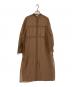 CLANE（クラネ）の古着「SWITCH DESIGN LONG SHEER SHIRT」｜ブラウン