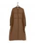 CLANE (クラネ) SWITCH DESIGN LONG SHEER SHIRT ブラウン サイズ:1：6000円