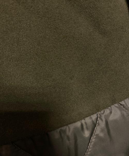 LAVENHAM（ラベンハム）LAVENHAM (ラベンハム) 切替フーデットキルティングコート グリーン サイズ:34の古着・服飾アイテム