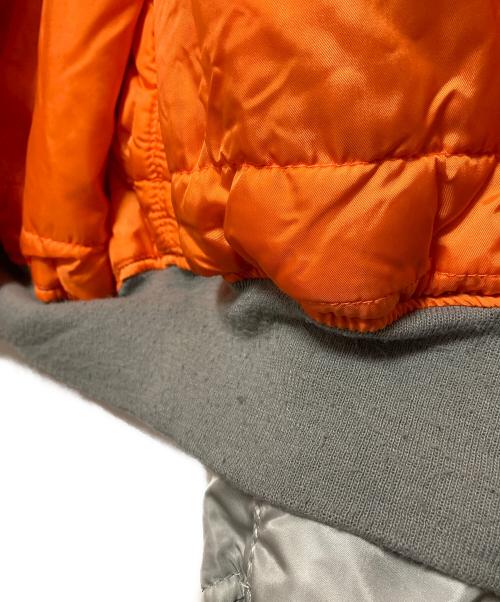 ALPHA（アルファ）ALPHA (アルファ) 90’s MA-1ジャケット シルバー サイズ:XX-LARGEの古着・服飾アイテム