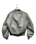 ALPHA (アルファ) 90’s MA-1ジャケット シルバー サイズ:XX-LARGE：19000円