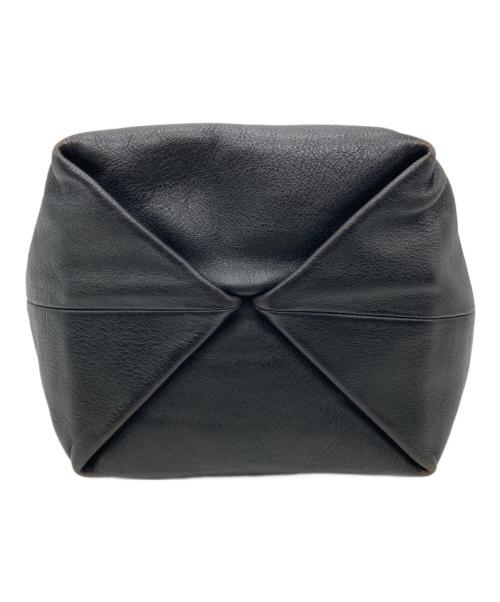 HIROFU（ヒロフ）HIROFU (ヒロフ) Hロゴメッシュハンドルトートバッグ ブラックの古着・服飾アイテム