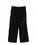 jiedaジエダ）の古着「DRAPING OVER SLACKS」｜ブラック