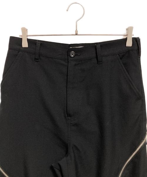 jieda（ジエダ）jieda (ジエダ) DRAPING OVER SLACKS ブラック サイズ:2の古着・服飾アイテム