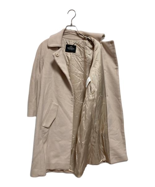 MAX&Co.（マックスアンドコー）MAX&Co. (マックスアンドコー) ヴァージンウールコート ベージュ サイズ:40の古着・服飾アイテム
