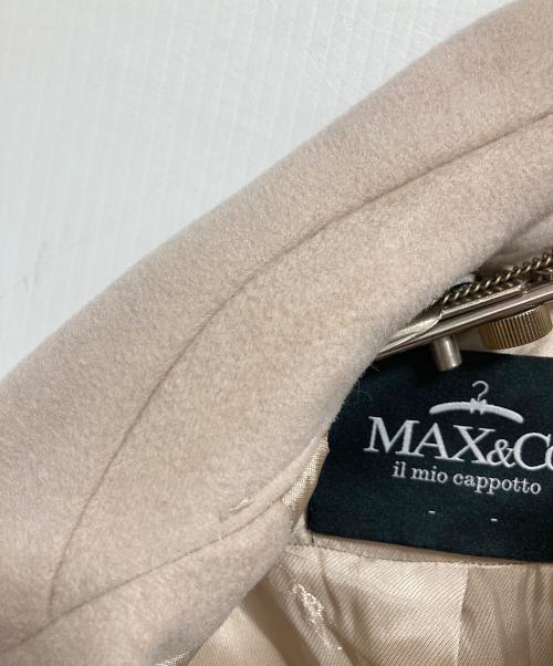 MAX&Co.（マックスアンドコー）MAX&Co. (マックスアンドコー) ヴァージンウールコート ベージュ サイズ:40の古着・服飾アイテム