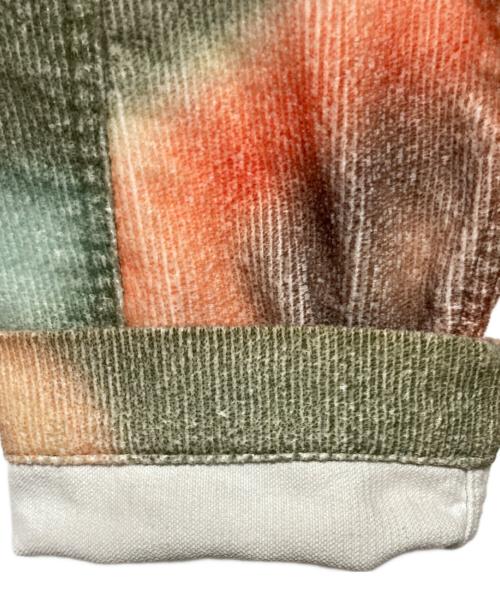 stussy（ステューシー）stussy (ステューシー) Velveteen Jungle SHIRT グリーン サイズ:Mの古着・服飾アイテム