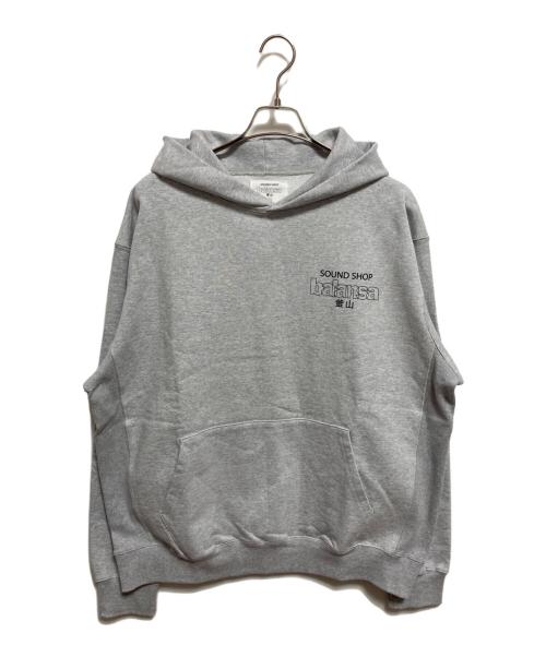 SOUND SHOP balansa（サウウドショップバランサ）SOUND SHOP balansa (サウウドショップバランサ) プルオーバーパーカー グレー サイズ:XLの古着・服飾アイテム