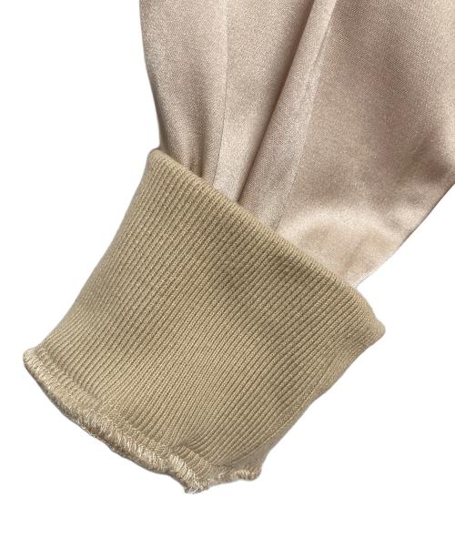 SPORTCLAD（スポーツクラッド）sportclad (スポーツクラッド) 別注サテンブルゾン ベージュ サイズ:FREEの古着・服飾アイテム