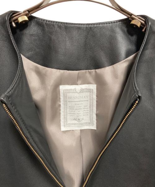 BEARDSLEY（ビアズリー）BEARDSLEY (ビアズリー) レザージャケット ブラック サイズ:1の古着・服飾アイテム