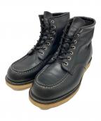 RED WINGレッドウィング）の古着「6-inch Classic Moc ブーツ」｜ブラック