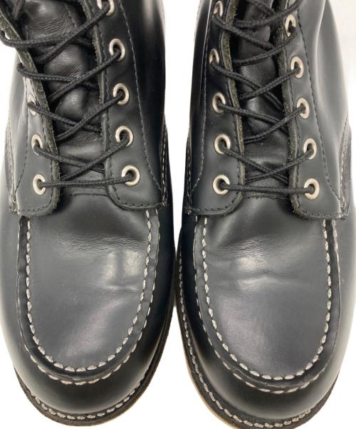 RED WING（レッドウィング）RED WING (レッドウィング) 6-inch Classic Moc ブーツ ブラック サイズ:8 1/2の古着・服飾アイテム