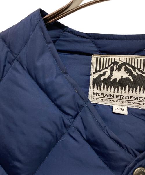 Mt. Rainier Design（マウントレイニアデザイン）Mt. Rainier Design (マウントレイニアデザイン) キルティングジャケット ネイビー サイズ:Lの古着・服飾アイテム