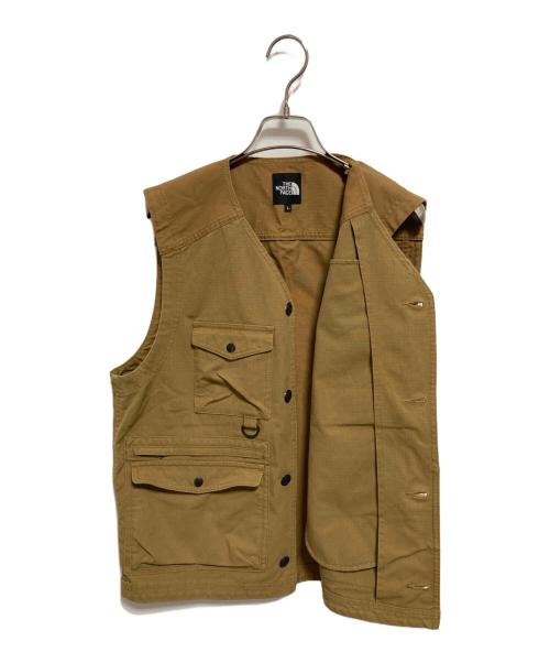 THE NORTH FACE（ザ ノース フェイス）THE NORTH FACE (ザ ノース フェイス) FIREFLY CAMP VEST ベージュ サイズ:Lの古着・服飾アイテム