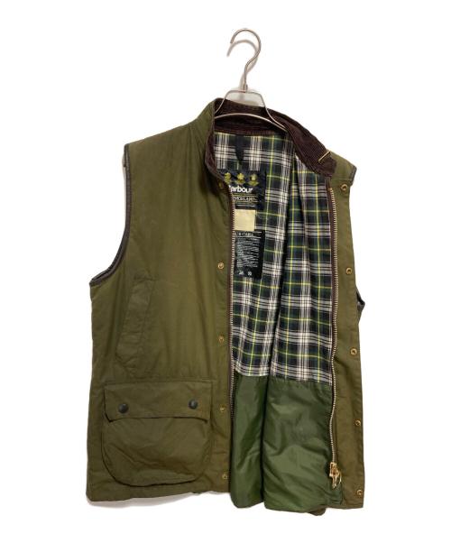 Barbour（バブアー）Barbour (バブアー) 90’ｓ WESTMORLAND WAX GILET グリーン サイズ:Lの古着・服飾アイテム