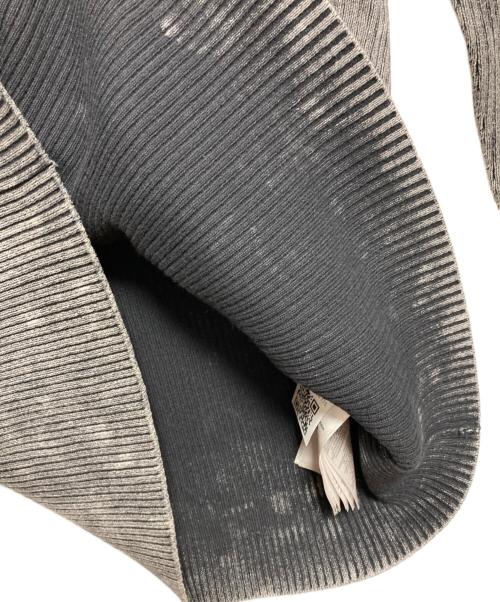 DIESEL（ディーゼル）DIESEL (ディーゼル) K-MARTIN エイジングリブニット グレー サイズ:Sの古着・服飾アイテム