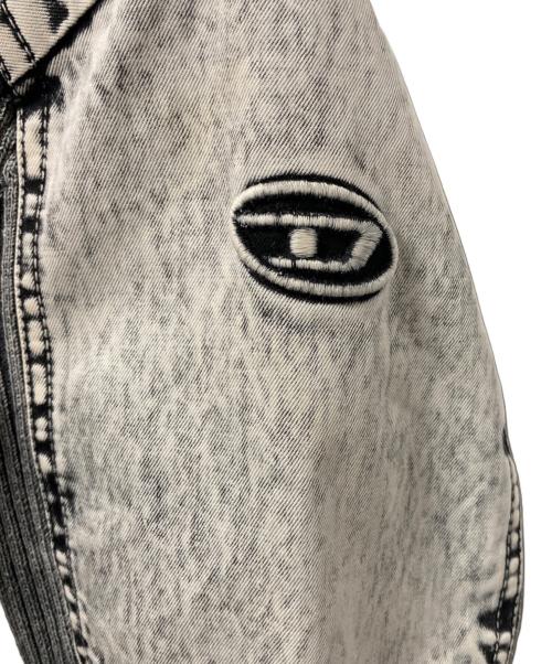 DIESEL（ディーゼル）DIESEL (ディーゼル) K-MARTIN エイジングリブニット グレー サイズ:Sの古着・服飾アイテム