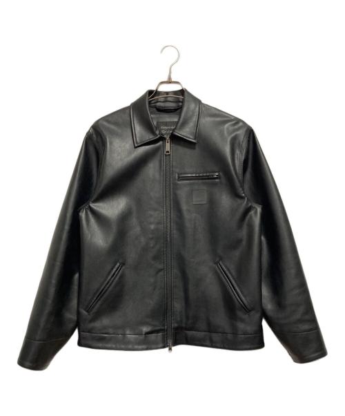 Carhartt WIP（カーハート ワーク イン プログレス）CARHARTT WIP (カーハート ワーク イン プログレス) DETROIT LEATHER JACKET ブラック サイズ:Sの古着・服飾アイテム