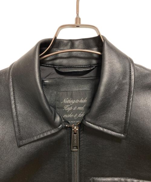 Carhartt WIP（カーハート ワーク イン プログレス）CARHARTT WIP (カーハート ワーク イン プログレス) DETROIT LEATHER JACKET ブラック サイズ:Sの古着・服飾アイテム