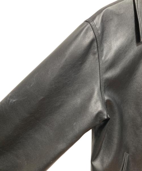 Carhartt WIP（カーハート ワーク イン プログレス）CARHARTT WIP (カーハート ワーク イン プログレス) DETROIT LEATHER JACKET ブラック サイズ:Sの古着・服飾アイテム