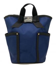 LANVIN en Bleu（ランバンオンブルー）の古着「2WAYジュールリュック」｜ネイビー