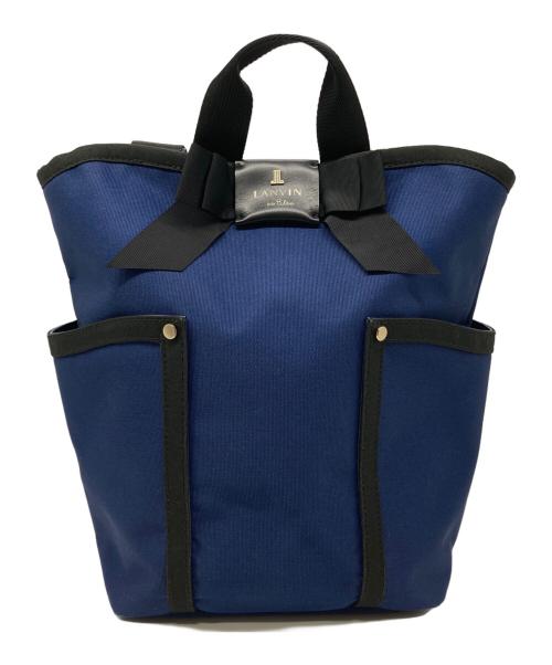 LANVIN en Bleu（ランバンオンブルー）LANVIN en Bleu (ランバンオンブルー) 2WAYジュールリュック ネイビーの古着・服飾アイテム