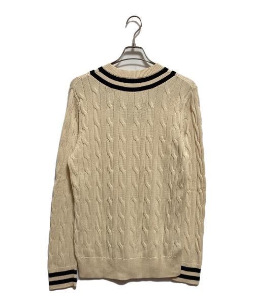 FRED PERRY（フレッドペリー）FRED PERRY (フレッドペリー) チルデンセーター アイボリー サイズ:Mの古着・服飾アイテム