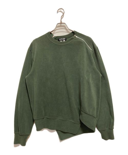 COMME des GARCONS HOMME DEUX（コムデギャルソン オム ドゥ）COMME des GARCONS HOMME DEUX (コムデギャルソン オム ドゥ) エステルフリースプルオーバー グリーン サイズ:Lの古着・服飾アイテム