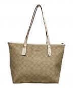 COACHコーチ）の古着「トートバッグ」｜ベージュ