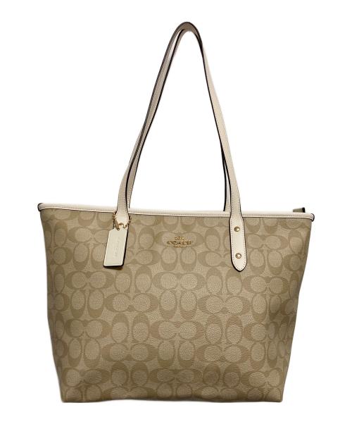 COACH（コーチ）COACH (コーチ) トートバッグ ベージュの古着・服飾アイテム