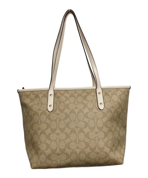 COACH（コーチ）COACH (コーチ) トートバッグ ベージュの古着・服飾アイテム