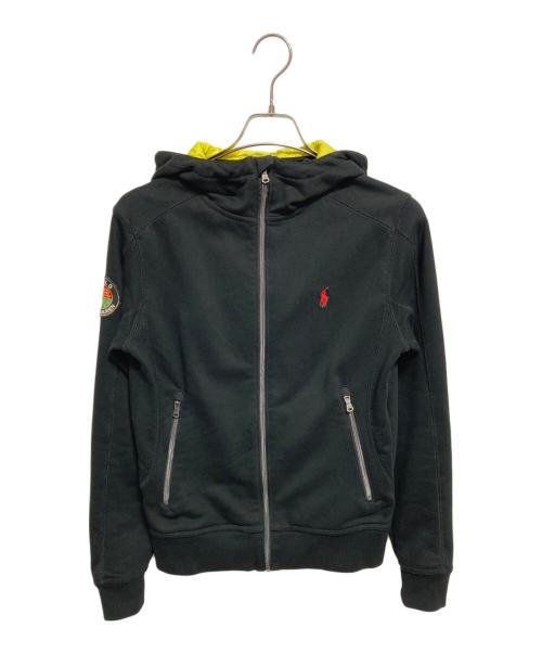 POLO RALPH LAUREN（ポロ・ラルフローレン）POLO RALPH LAUREN (ポロ・ラルフローレン) ジップパーカー ブラック サイズ:XSの古着・服飾アイテム