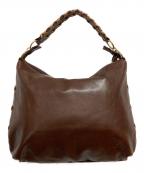 KITAMURAキタムラ）の古着「レザーショルダーバッグ」｜ブラウン