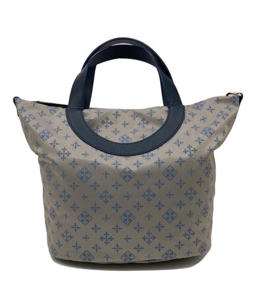 russet（ラシット）russet (ラシット) ナイロンジャガード2WAYダウントートバッグ ベージュの古着・服飾アイテム