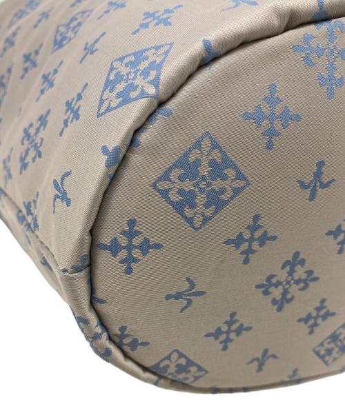 russet（ラシット）russet (ラシット) ナイロンジャガード2WAYダウントートバッグ ベージュの古着・服飾アイテム