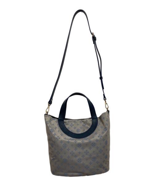 russet（ラシット）russet (ラシット) ナイロンジャガード2WAYダウントートバッグ ベージュの古着・服飾アイテム