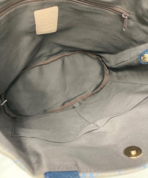 russet（ラシット）russet (ラシット) ナイロンジャガード2WAYダウントートバッグ ベージュの古着・服飾アイテム