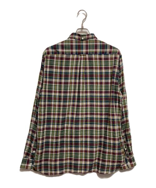 BEAMS PLUS（ビームスプラス）BEAMS PLUS (ビームスプラス) マドラスチェック ボタンダウンシャツ パープル サイズ:XLの古着・服飾アイテム