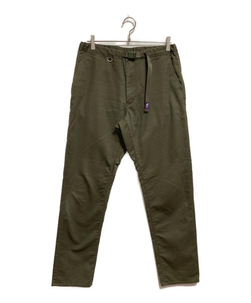 THE NORTHFACE PURPLELABEL（ザ・ノースフェイス パープルレーベル）THE NORTHFACE PURPLELABEL (ザ・ノースフェイス パープルレーベル) ストレッチツイルテーパードパンツ グリーン サイズ: 86cm (W34の古着・服飾アイテム