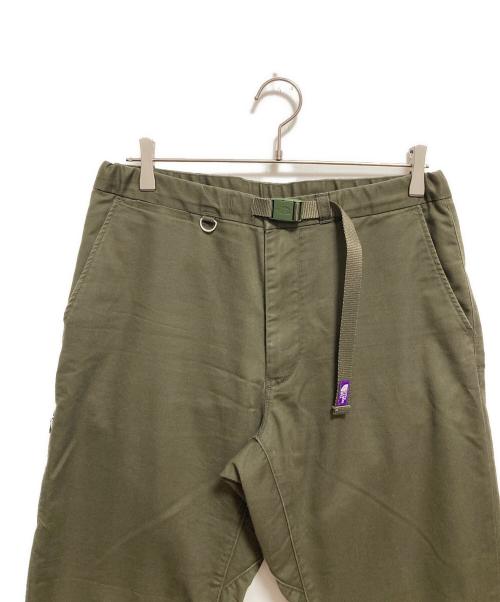 THE NORTHFACE PURPLELABEL（ザ・ノースフェイス パープルレーベル）THE NORTHFACE PURPLELABEL (ザ・ノースフェイス パープルレーベル) ストレッチツイルテーパードパンツ グリーン サイズ: 86cm (W34の古着・服飾アイテム