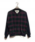 UNITED ARROWS & SONSユナイテッドアローズ アンド サンズ）の古着「DAPPER TRACK JACKET」｜グリーン×パープル