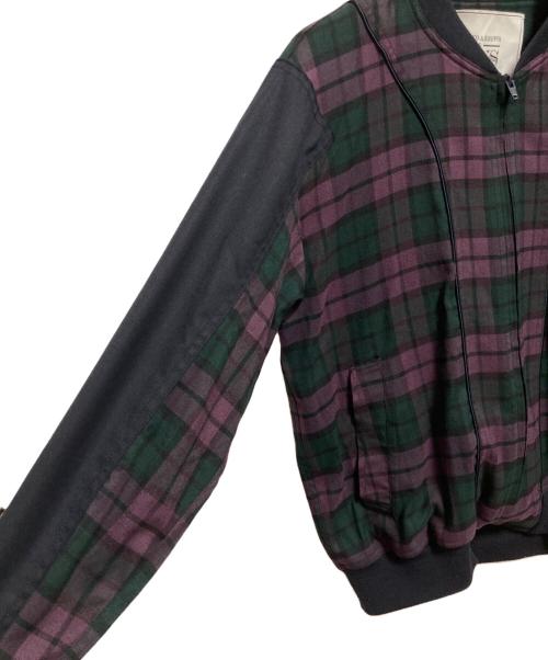 UNITED ARROWS & SONS（ユナイテッドアローズ アンド サンズ）UNITED ARROWS & SONS (ユナイテッドアローズ アンド サンズ) DAPPER TRACK JACKET グリーン×パープル サイズ:Sの古着・服飾アイテム