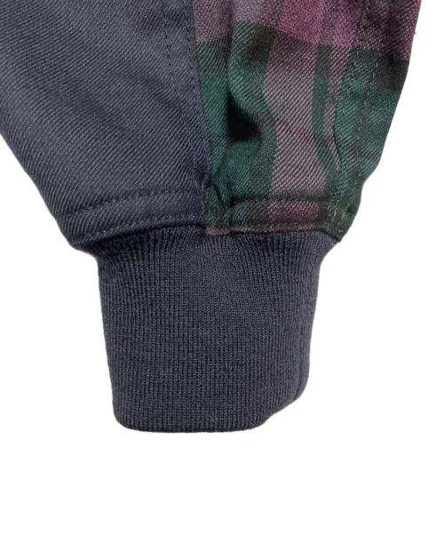 UNITED ARROWS & SONS（ユナイテッドアローズ アンド サンズ）UNITED ARROWS & SONS (ユナイテッドアローズ アンド サンズ) DAPPER TRACK JACKET グリーン×パープル サイズ:Sの古着・服飾アイテム