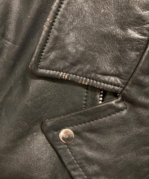 OUTDOOR EXCHANGE（アウトドアエックスチェンジ）OUTDOOR EXCHANGE (アウトドアエックスチェンジ) ダブルライダースジャケット ブラック サイズ:42の古着・服飾アイテム