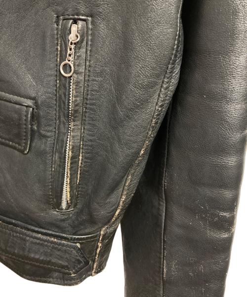 OUTDOOR EXCHANGE（アウトドアエックスチェンジ）OUTDOOR EXCHANGE (アウトドアエックスチェンジ) ダブルライダースジャケット ブラック サイズ:42の古着・服飾アイテム