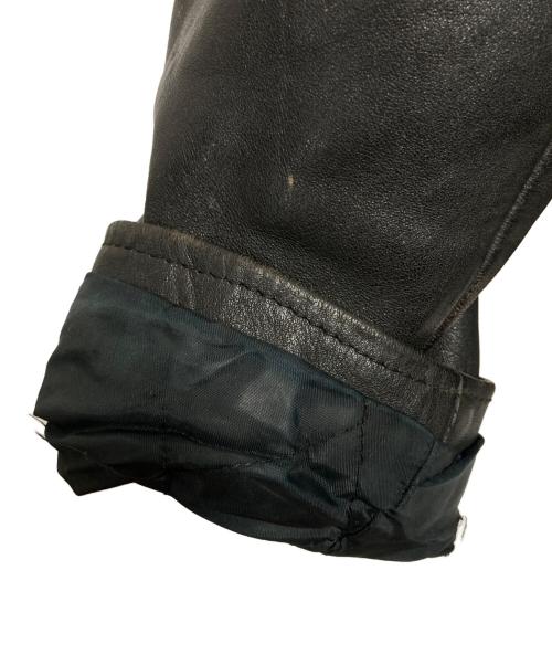 OUTDOOR EXCHANGE（アウトドアエックスチェンジ）OUTDOOR EXCHANGE (アウトドアエックスチェンジ) ダブルライダースジャケット ブラック サイズ:42の古着・服飾アイテム