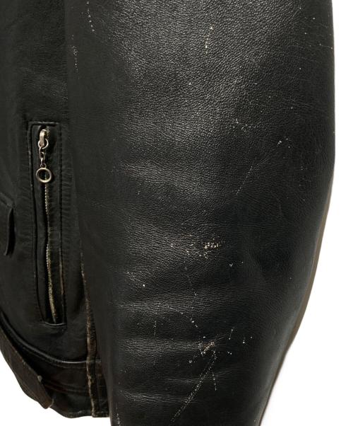 OUTDOOR EXCHANGE（アウトドアエックスチェンジ）OUTDOOR EXCHANGE (アウトドアエックスチェンジ) ダブルライダースジャケット ブラック サイズ:42の古着・服飾アイテム